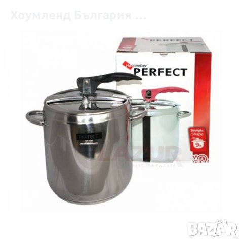 Тенджера под налягане 9Л - НОВА ИНОКС автоклавна тенджера