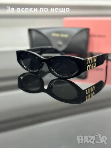 Miu Miu Слънчеви Очила С UV400 Защита С ПОДАРЪК🎁Калъф Миу Миу - Различни Цветове Код E83, снимка 2 - Слънчеви и диоптрични очила - 50230078