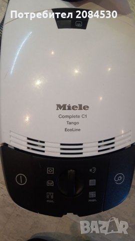 Прахосмукачка MIELE CompleteC1 Tango EcoLine, снимка 2 - Прахосмукачки - 32494408