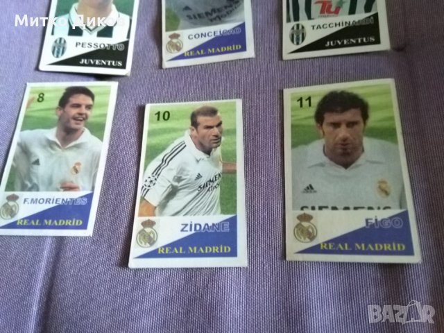 Футболни картички за албум на Манчестър Юнайтед-Реал М-Интер-Ювентус 2002година, снимка 9 - Футбол - 32973682