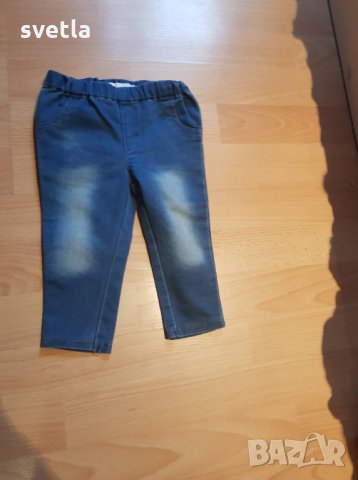 Дънки за момиченце 6-9м, снимка 6 - Бебешки дънки - 26567175