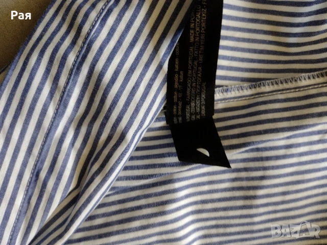 Зара/Zara елегантна риза с къс ръкав, снимка 6 - Ризи - 50739061