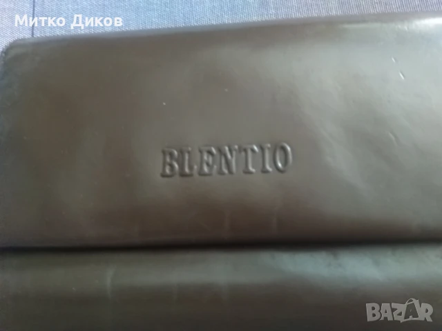 Марков портфейл Блентио естествена кожа 160х105мм, снимка 2 - Портфейли, портмонета - 51005918