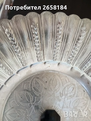 Поставка, метална, антикварна, снимка 6 - Антикварни и старинни предмети - 50604303