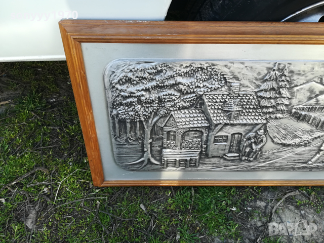 ГОЛЯМА КАРТИНА ОТ ГЕРМАНИЯ-МЕТАЛ ДЪРВО 2303241708, снимка 2 - Антикварни и старинни предмети - 44911475