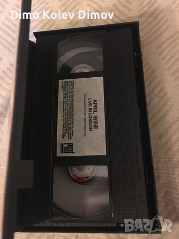 April Wine VHS Видео Касета RARE, снимка 4 - Други музикални жанрове - 39230946