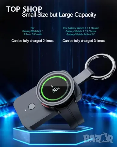 Преносимо зарядно устройство за часовник за Samsung Galaxy Watch, ANPULES, снимка 7 - Друга електроника - 48724115