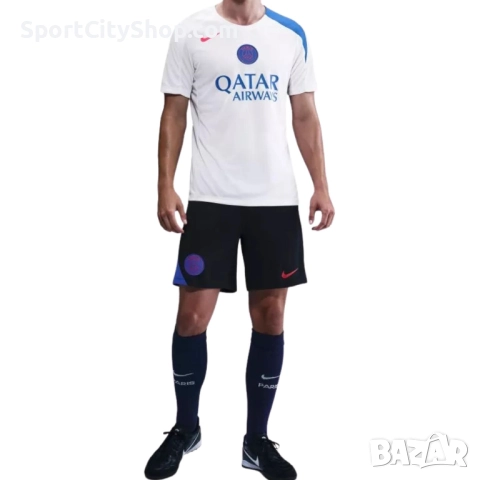 Мъжка тениска Nike Paris Saint-Germain Strike Third Total 90 HM3345-101, снимка 4 - Тениски - 51844153