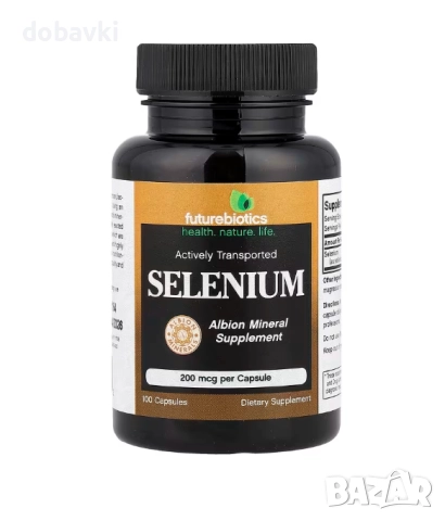 Селен Futurebiotics, Selenium, 200 mcg, 100 Capsules