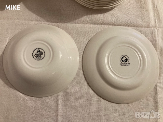 Порцеланови чинии  Churchill , снимка 4 - Чинии - 52325809