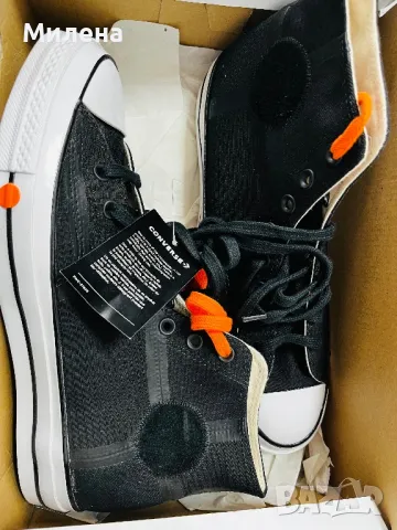 Нови converse 44.5 с два цвята връзки, снимка 5 - Кецове - 49781179