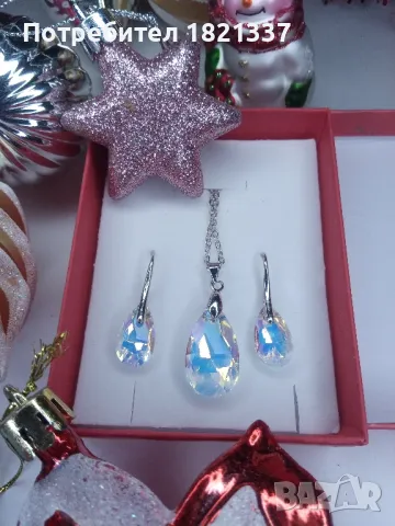 Комплект колие и обици 