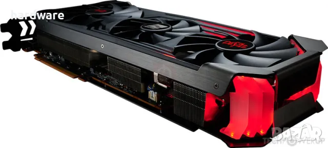 видеокарта gpu power color RX 6750 XT 12gb red devil  pci-e, снимка 3 - Видеокарти - 35962596