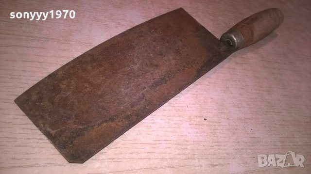 поръчан-стар сатър/нож=27х9см, снимка 4 - Колекции - 26289085