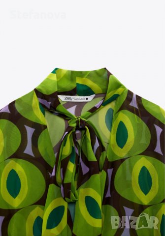 Zara-Нова блуза с прихлупване, снимка 3 - Ризи - 39956368