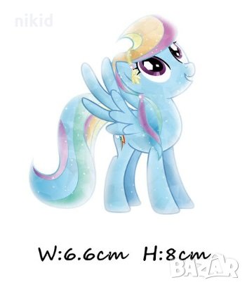 Малкото Пони My little Pony щампа термо апликация картинка за дреха блуза чанта, снимка 2 - Други - 24492626