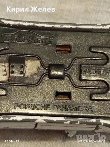 Метална количка Police Porsche Panamera за КОЛЕКЦИЯ ДЕКОРАЦИЯ 27028, снимка 8 - Колекции - 53570618