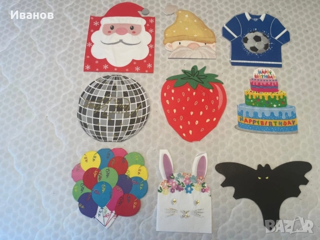 Колекция от 100 бр. кръгли и с различни форми салфетки, снимка 8 - Други ценни предмети - 52452187