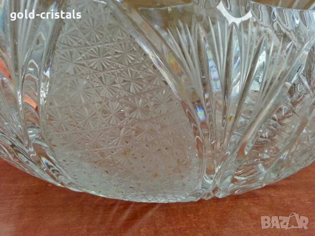 кристална купа фруктиера , снимка 7 - Антикварни и старинни предмети - 26736675