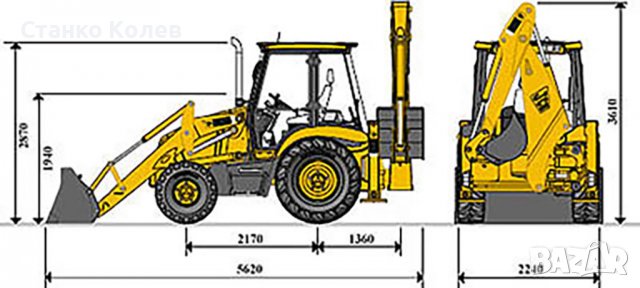 Услуги с комбиниран багер – товарач и самосвал, снимка 2 - Други услуги - 38502459