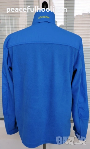 Schoffel мъжко синьо поларено яке за планина  с цип като ново, размер XL, снимка 9 - Якета - 53394369
