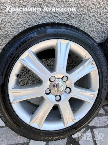 Алуминиеви джанти 5x112 за Сеат Алтеа 1P0601025J, снимка 8 - Гуми и джанти - 50595114