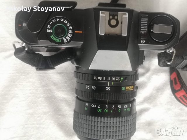 Фотоапарат PENTAX P30 с обектив Cosina 28 - 70 mm + macro, снимка 2 - Фотоапарати - 28181121