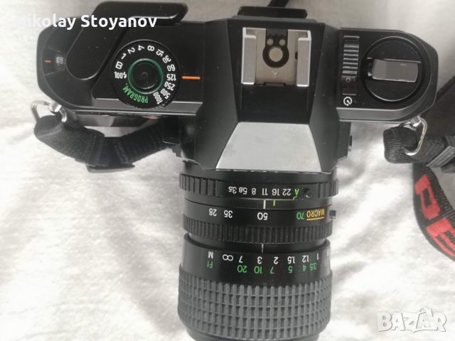 Фотоапарат PENTAX P30 с обектив Cosina 28 - 70 mm + macro, снимка 2 - Фотоапарати - 28181121