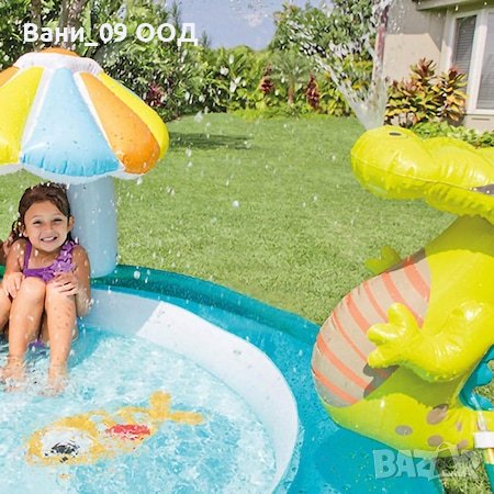 Надуваем детски басейн с пързалка и пръскалка , снимка 8 - Надуваеми играчки - 40810198