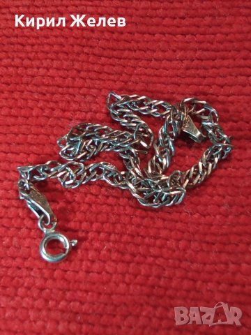 СРЕБЪРНА ГРИВНА СРЕБРО 925 ФИНА РЕТРО ВИНТИДЖ АРТ МАЙСТОРСКА ИЗРАБОТКА ПЛЕТКА 25600, снимка 2 - Гривни - 35858818