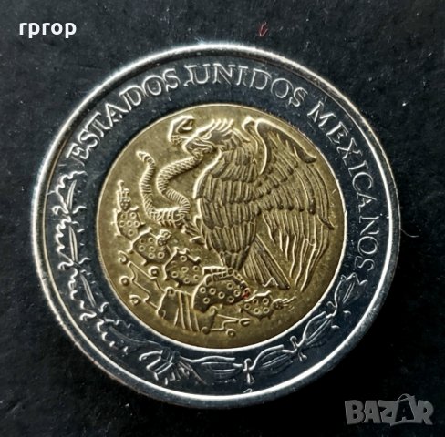 Монета . Мексико . 1 песо . 2009 г., снимка 1 - Нумизматика и бонистика - 32567238