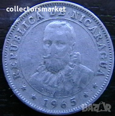 10 центаво 1965, Никарагуа, снимка 2 - Нумизматика и бонистика - 35450608