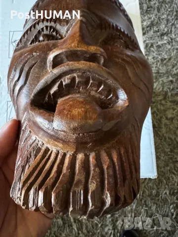 Африканска маска, снимка 5 - Антикварни и старинни предмети - 47811866