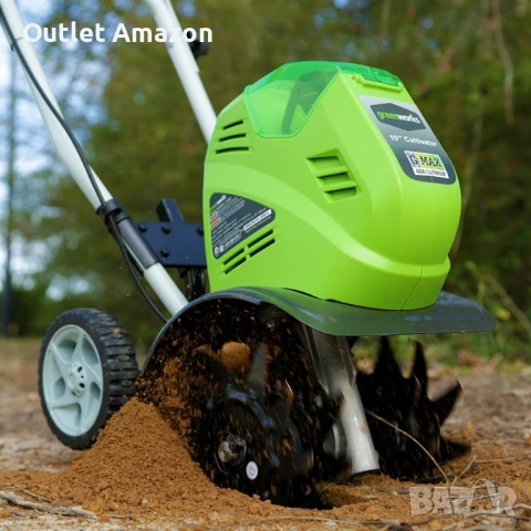 акумулаторен мотокултиватор Greenworks 40V G40TL 27087

, снимка 2 - Градинска техника - 50443858