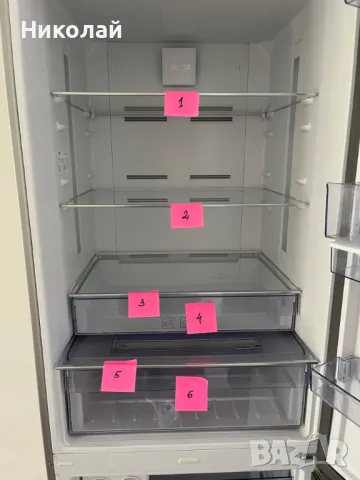 Продавам вътрешни елементи от хладилник BEKO K70520, снимка 2 - Хладилници - 47354378