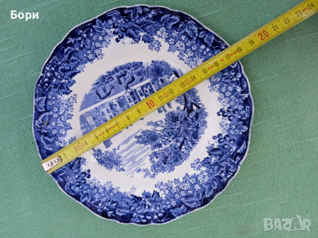 Стар английски порцелан J&G MEAKIN England , снимка 8 - Чинии - 36402987