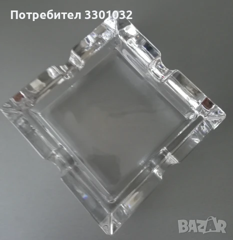 Кристални пепелници Бохемия,за пури и цигари,4 броя
