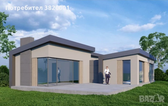 БЕЗ КОМИСИОНА Нова едноетажна къща в с. Куманово , снимка 1