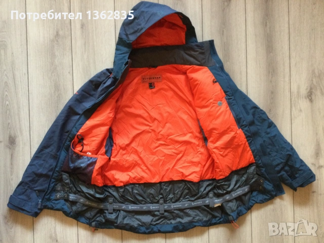 НОВО оригинално синьо зимно ски / сноуборд яке SCOTT размер M от САЩ, снимка 9 - Якета - 53016894