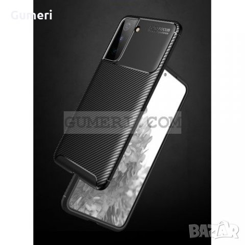 Samsung Galaxy S21+ 5G Противоударен Силиконов гръб - Карбон, снимка 10 - Калъфи, кейсове - 35519918