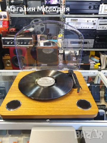 💽📻📀🎶 Грамофон Maginon HS-T08 В отлично техническо и визуално състояние. Като модел има usb, гово, снимка 10 - Грамофони - 39171237