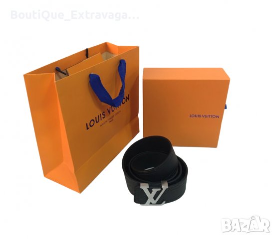 Мъжки подаръчен комплект колан Louis Vuitton 010 !!!, снимка 2 - Колани - 38976401