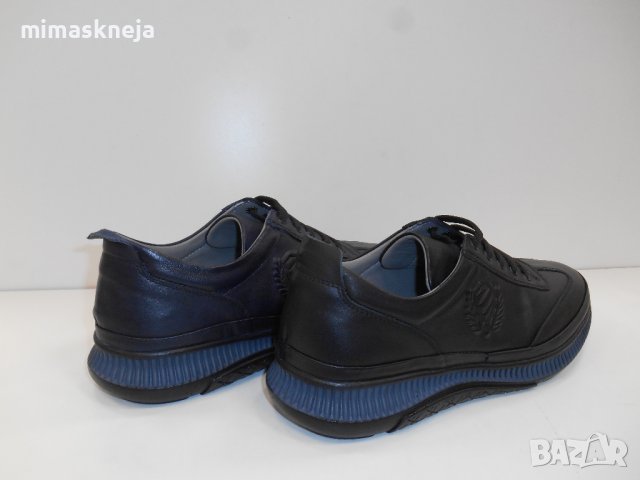 мъжки обувки-естествена кожа 7484, снимка 4 - Спортно елегантни обувки - 36924032