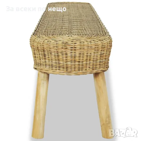 Пейка за антре, 110x35x45 см, естествен ратан, снимка 3 - Други - 48289330