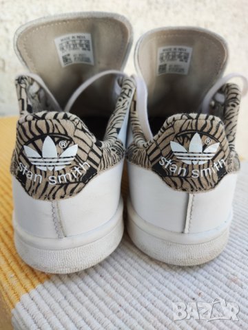 кожени маратонки Adidas Stan Smith BC0277, снимка 4 - Детски маратонки - 42961083