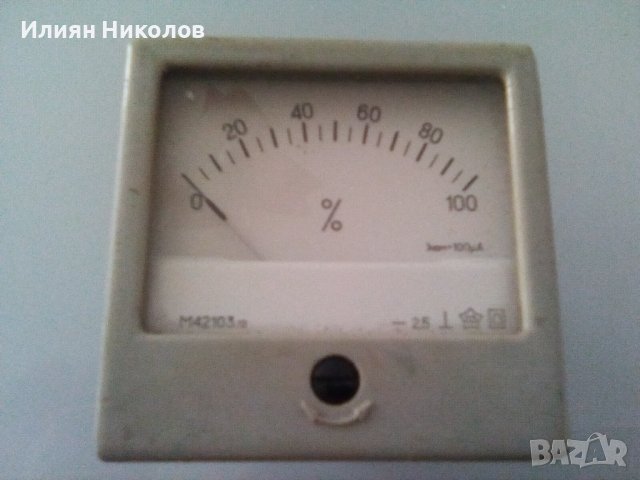 Амперметър 100 микро А, снимка 4 - Резервни части за машини - 37062454