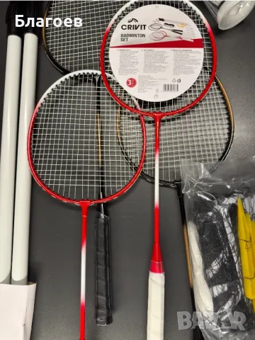 Нов комплект за федарбал с мрежа, 4 ракети (хилки) и перца, снимка 4 - Други игри - 50407814