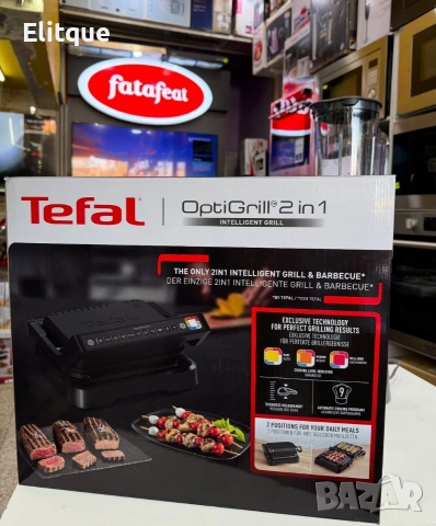 🍔 Tefal OptiGrill 2in1 – интелигентен електрически грил