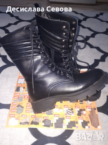 Естествена кожа 39н. Нови, снимка 5 - Дамски боти - 43553864