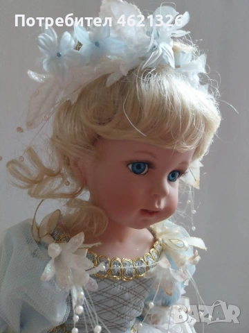 Порцеланова кукла Пепеляшка от галериите Ashton-Drake колекционерска, снимка 11 - Колекции - 52031977
